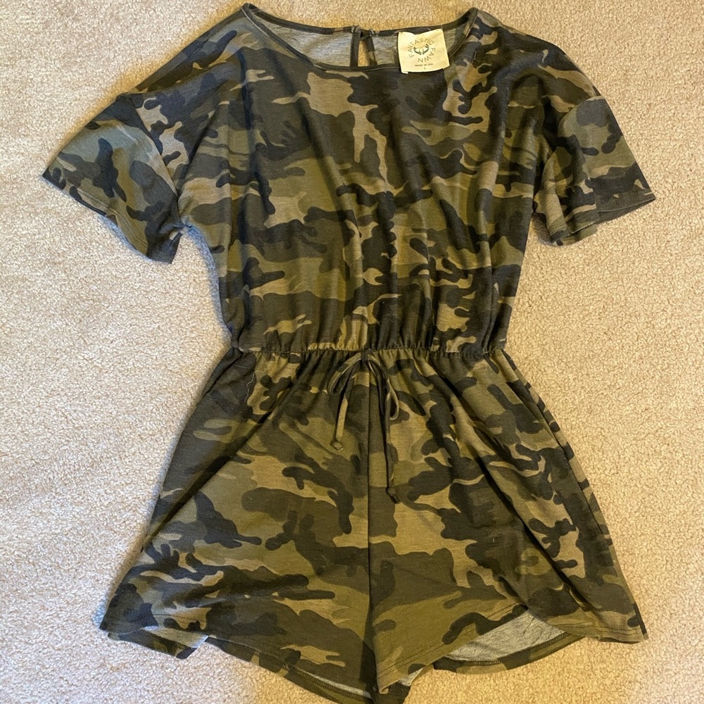 camo romper